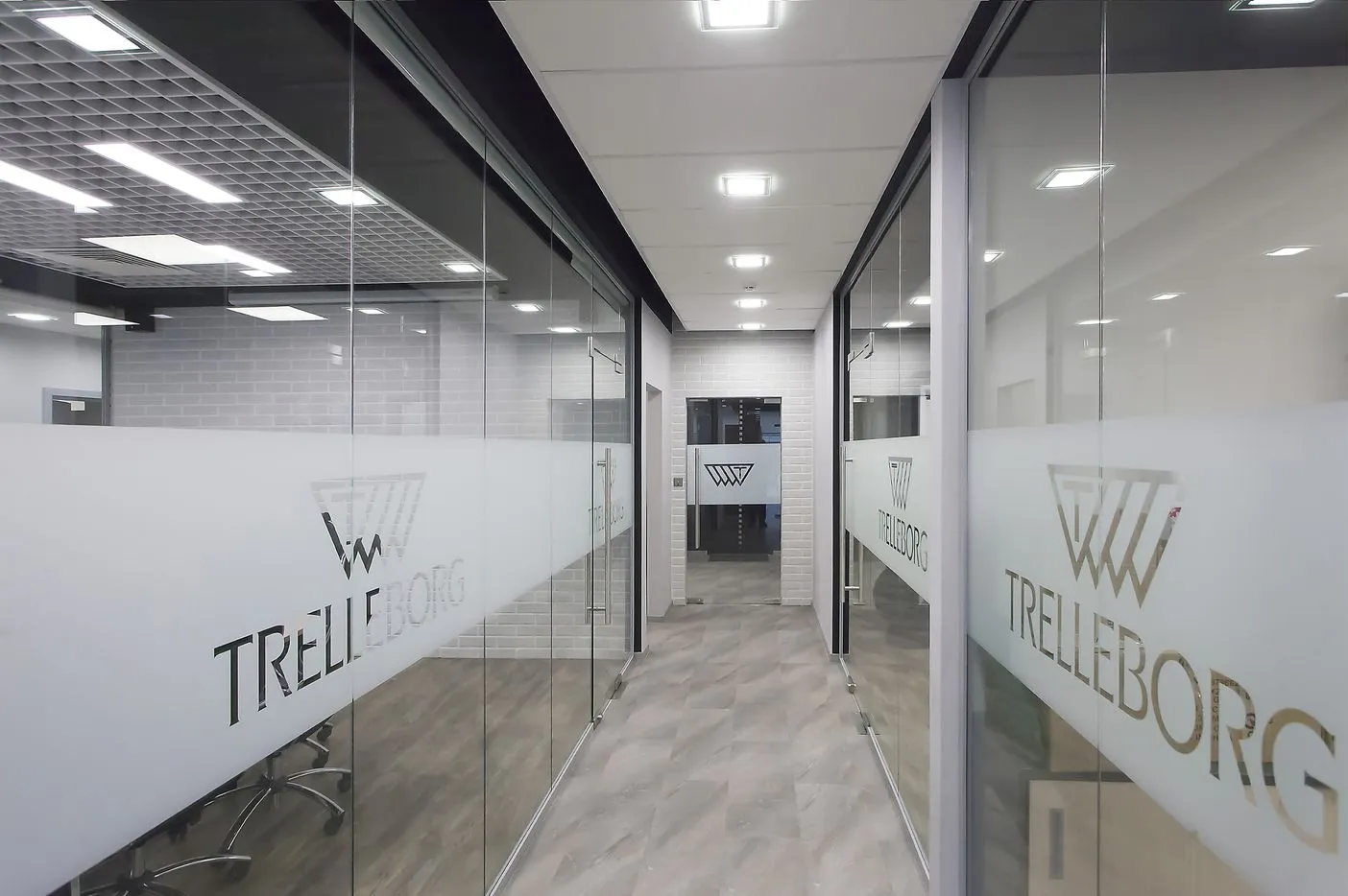 Перегородки для офиса из алюминия