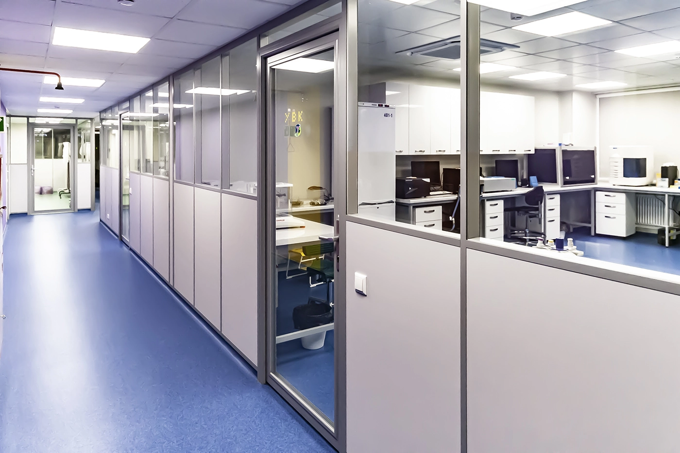 Перегородки для офиса из алюминия