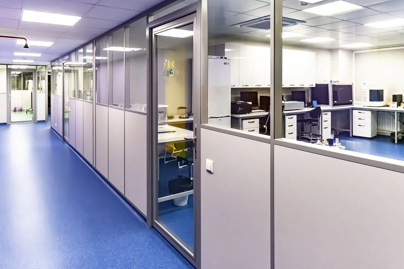 Перегородки для офиса из алюминия