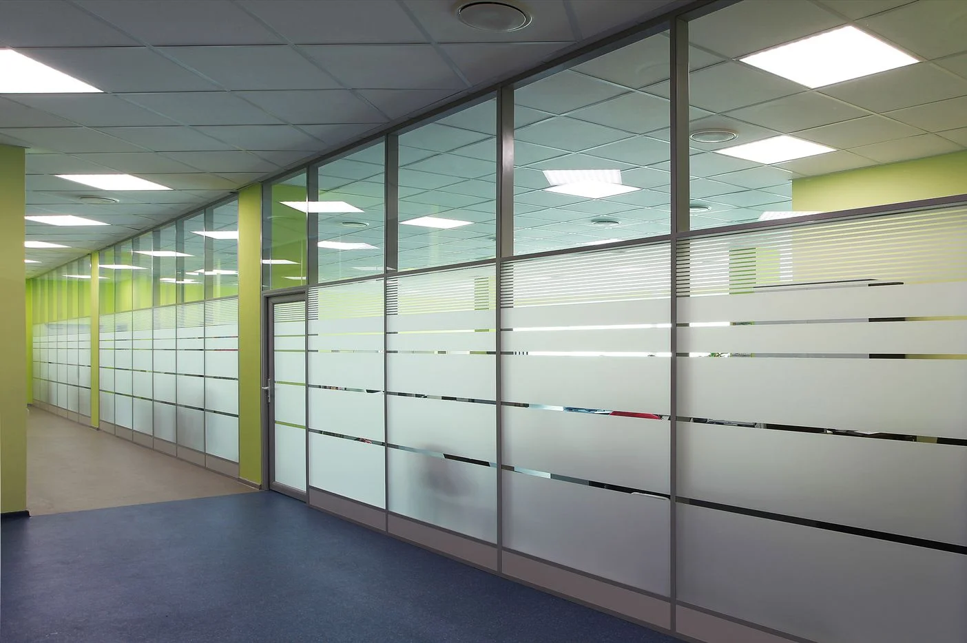 Глухие перегородки с рассечкой до потолка