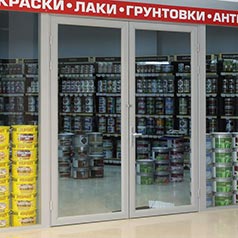 Распашные двустворчатые двери