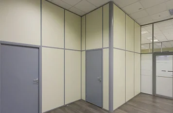 Перегородки для офиса из алюминия
