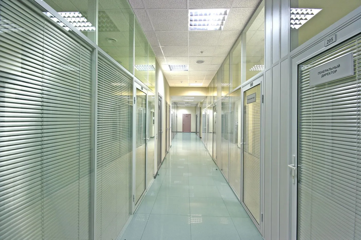 Перегородки с жалюзи