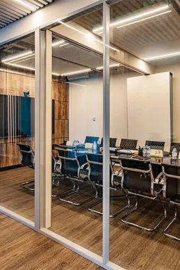 Монтаж офисных перегородок
